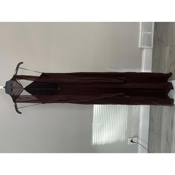Amanda Uprichard Ashton Maxi Dress in Cocoa - Picture 5 of 7